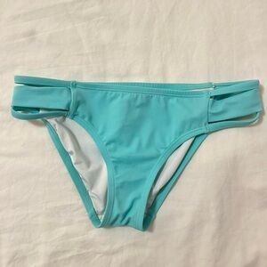 💙 Victoria Secret PINK Teal Bikini Bottoms Size XS